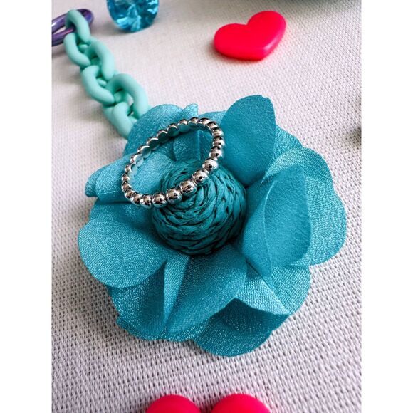 Tiffany & Co. Jewelry - Tiffany & Co. Beaded Bead Ball Ring in Silver, sz 8